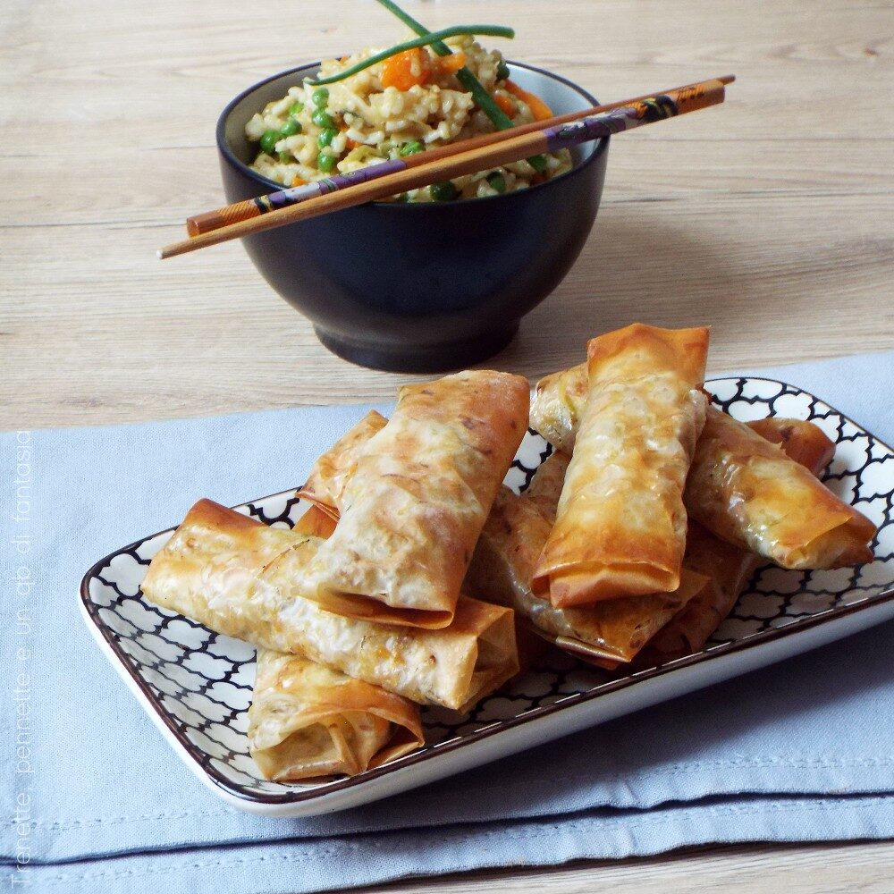 Involtini primavera al forno