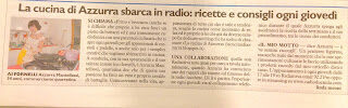 Io su la nazione e un risotto asparagi, gamberetti e zenzero