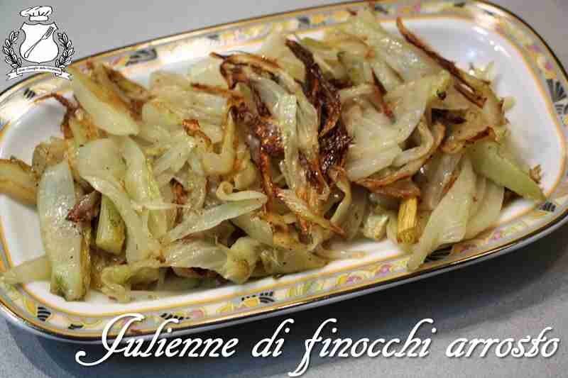 Julienne di finocchi arrosto