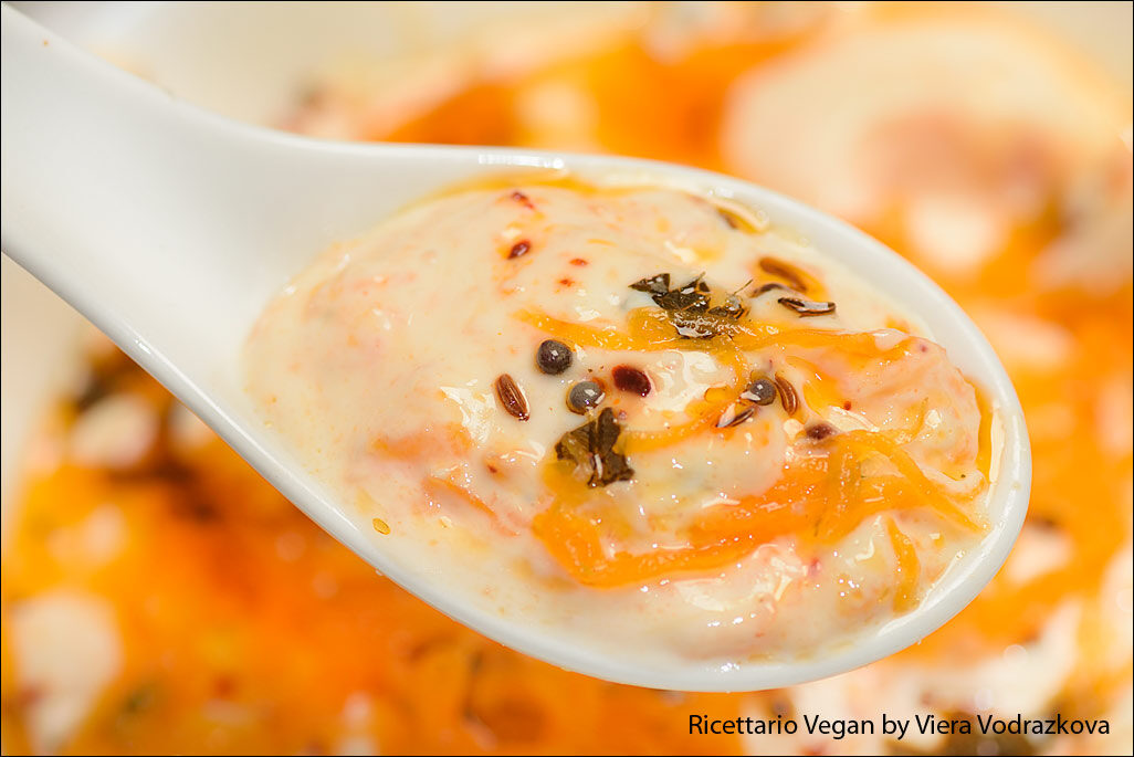 Kaddu ka raita – raita di zucca senza glutine