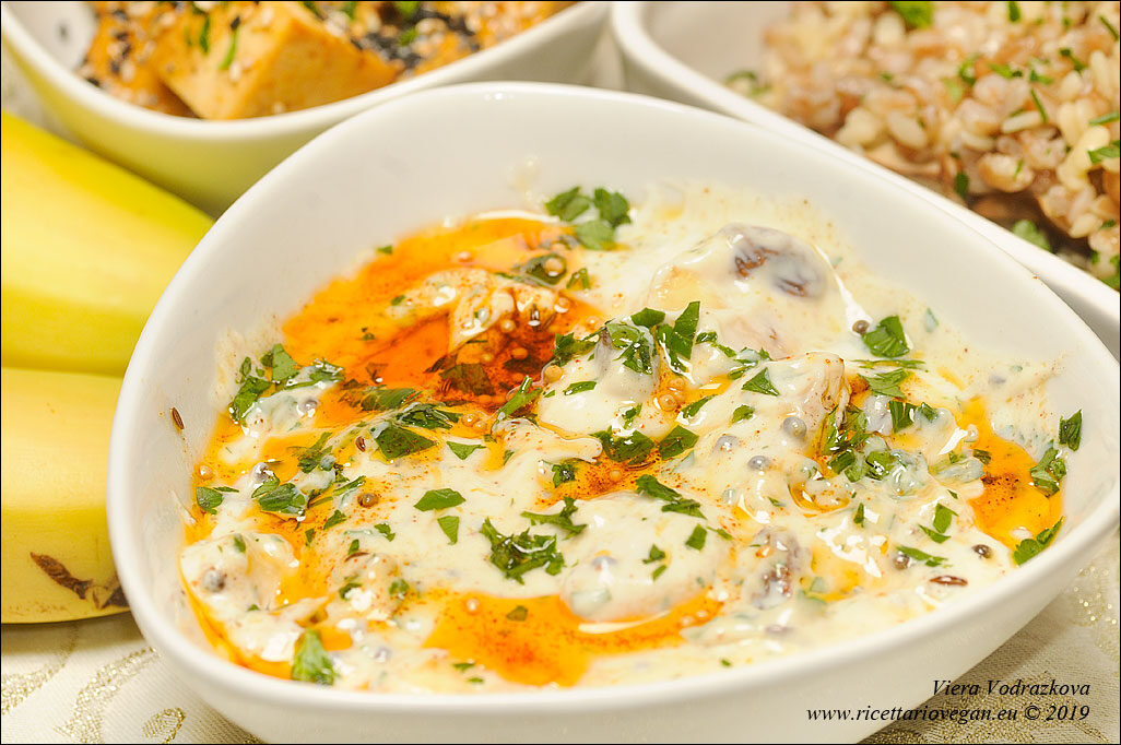 Kela ka raita – salsa indiana – raita di banane