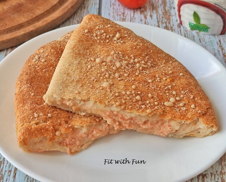Keto calzone light 3 ingredienti facile e senza glutine