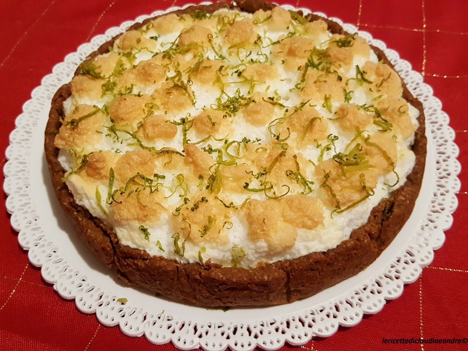 Key lime pie o Torta al lime
