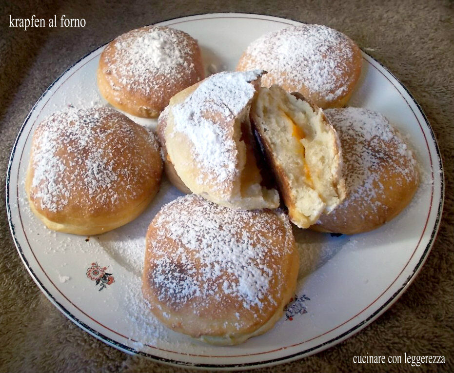 Krapfen al forno – lievito madre