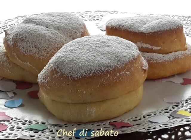 Krapfen con lievito naturale al forno