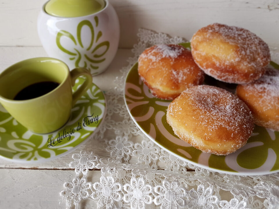 Krapfen sofficissimi al sapore di limone