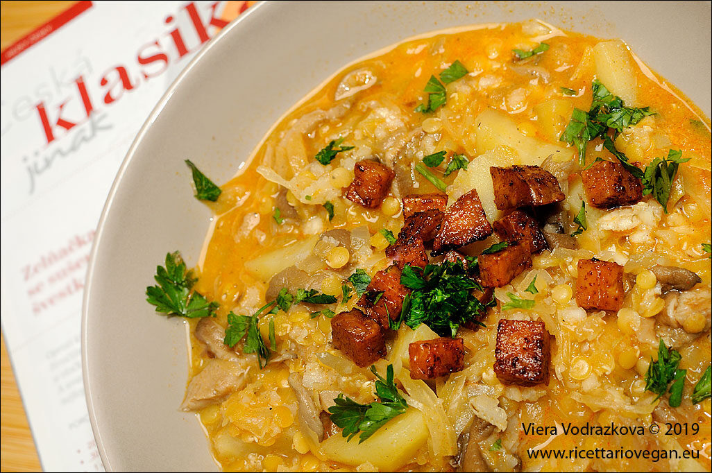 Kyselica – zelňačka – zuppa di crauti senza glutine