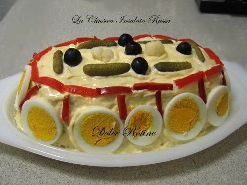 La classica insalata russa delle feste