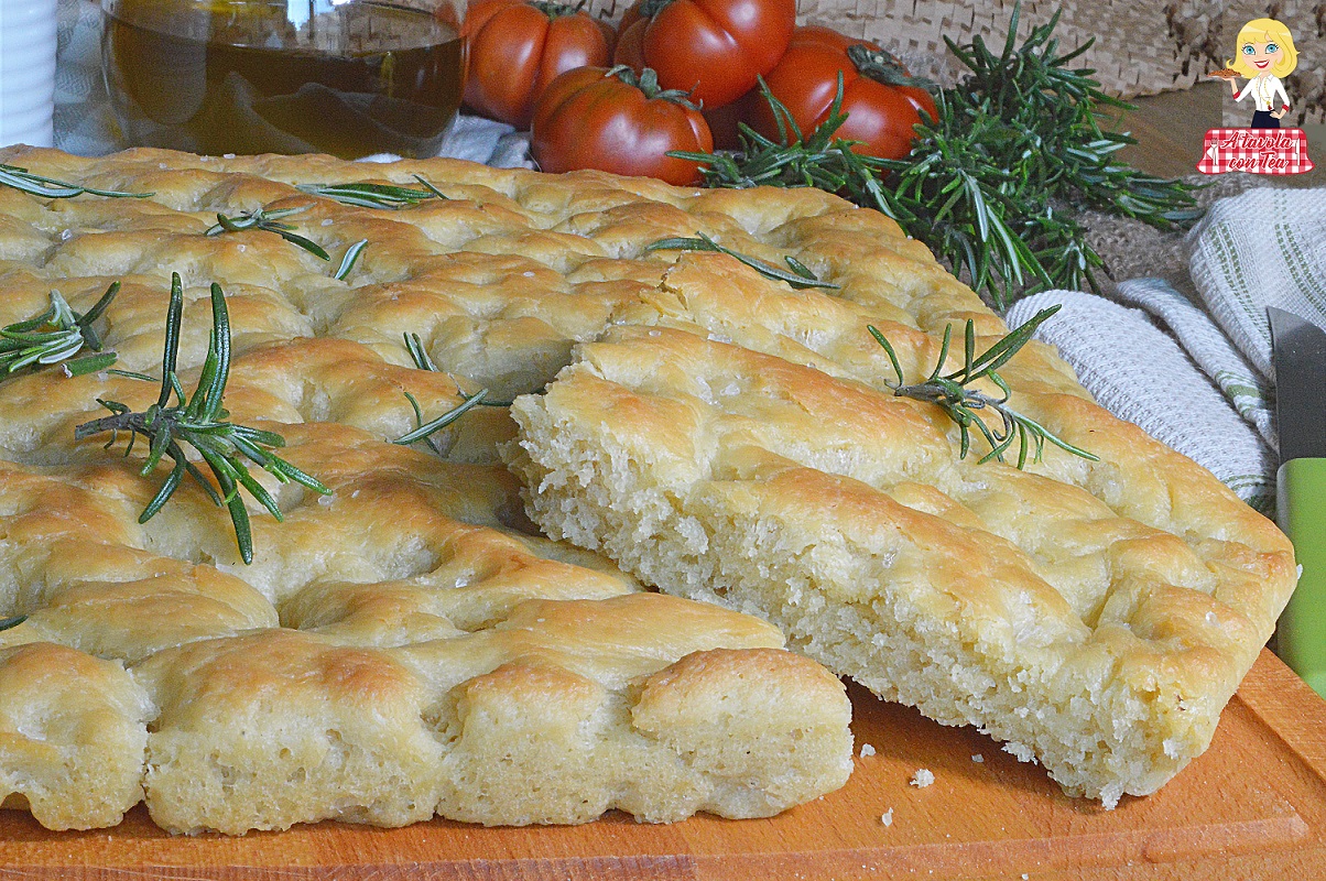 La mia FOCACCIA GENOVESE con impasto al LATTE