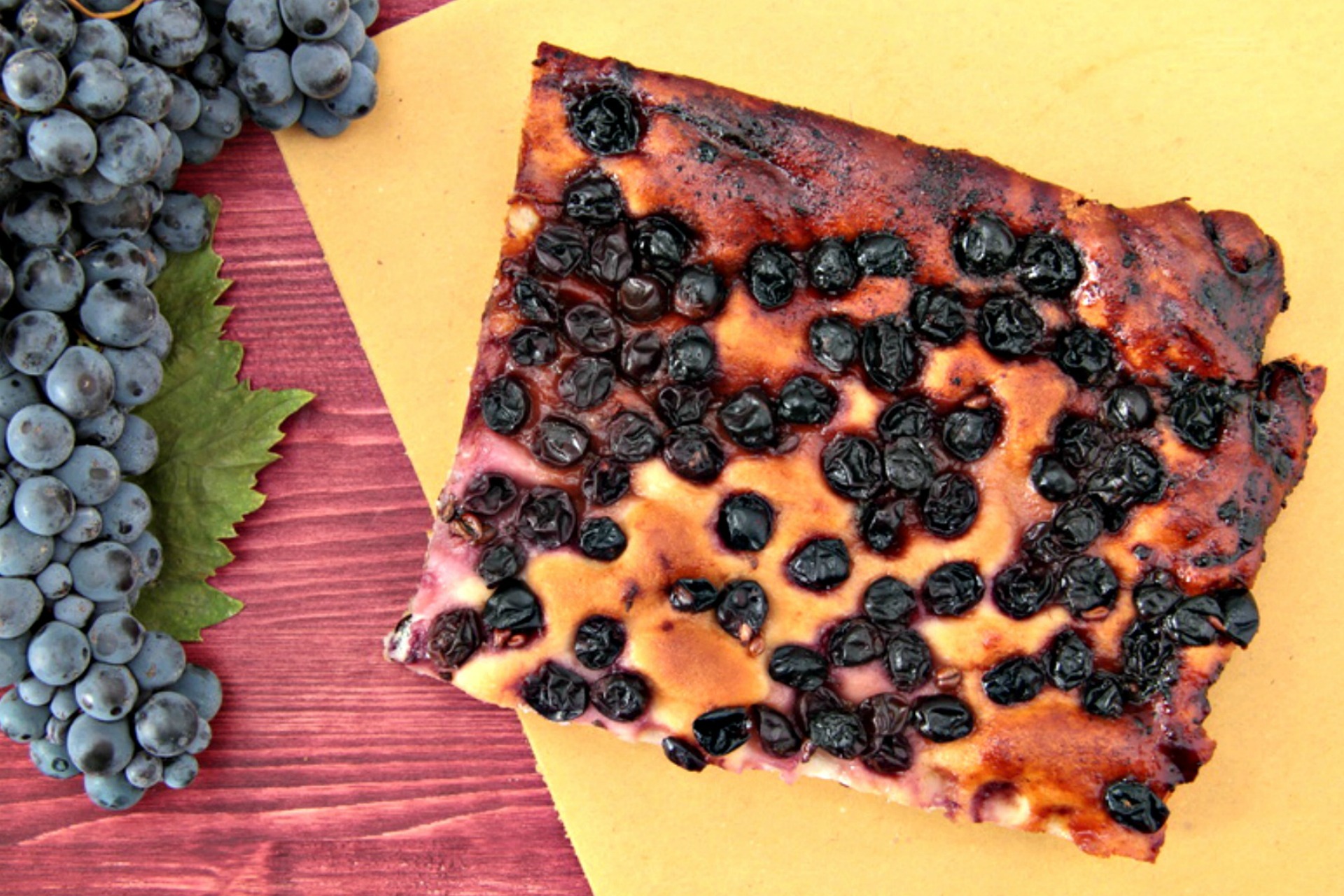 La mia schiacciata con l’uva