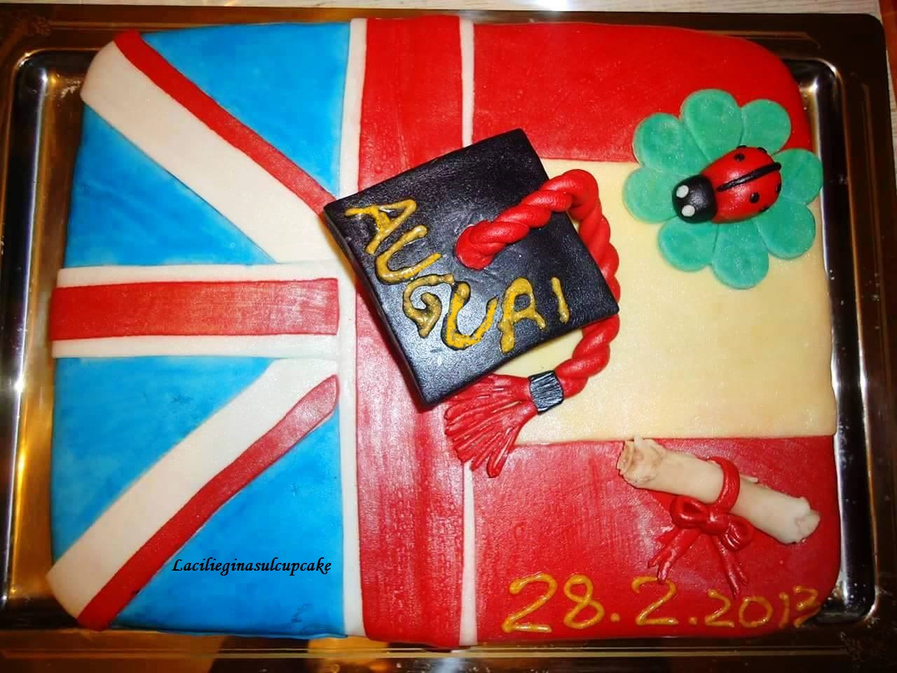 La mia Torta di Laurea in Lingue