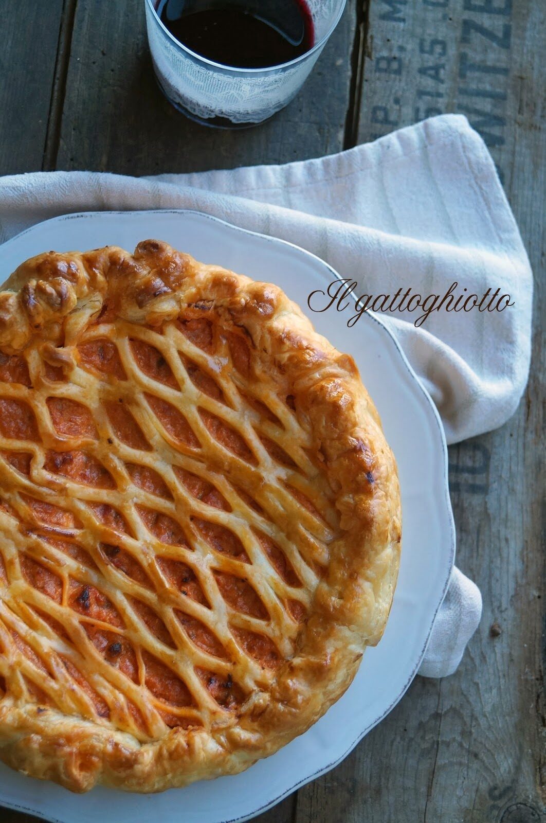 La mia torta rustica con salsiccia e ricotta