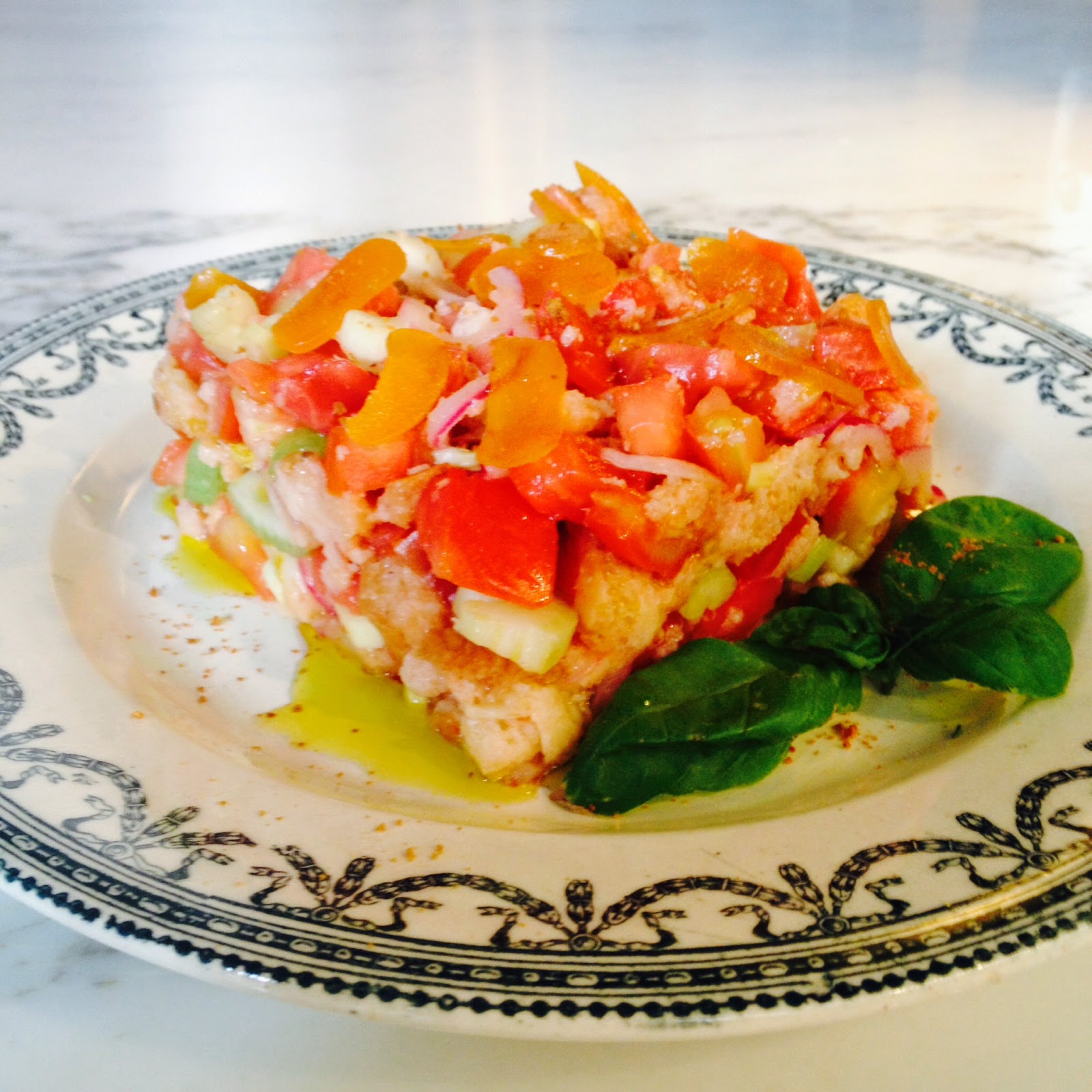 La panzanella con bottarga della dani
