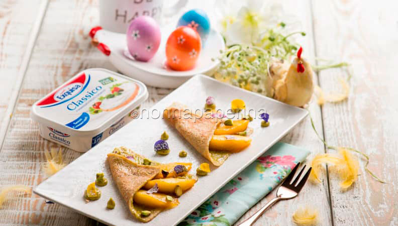 La pasquetta? con le crepes di grano saraceno con mele caramellate!