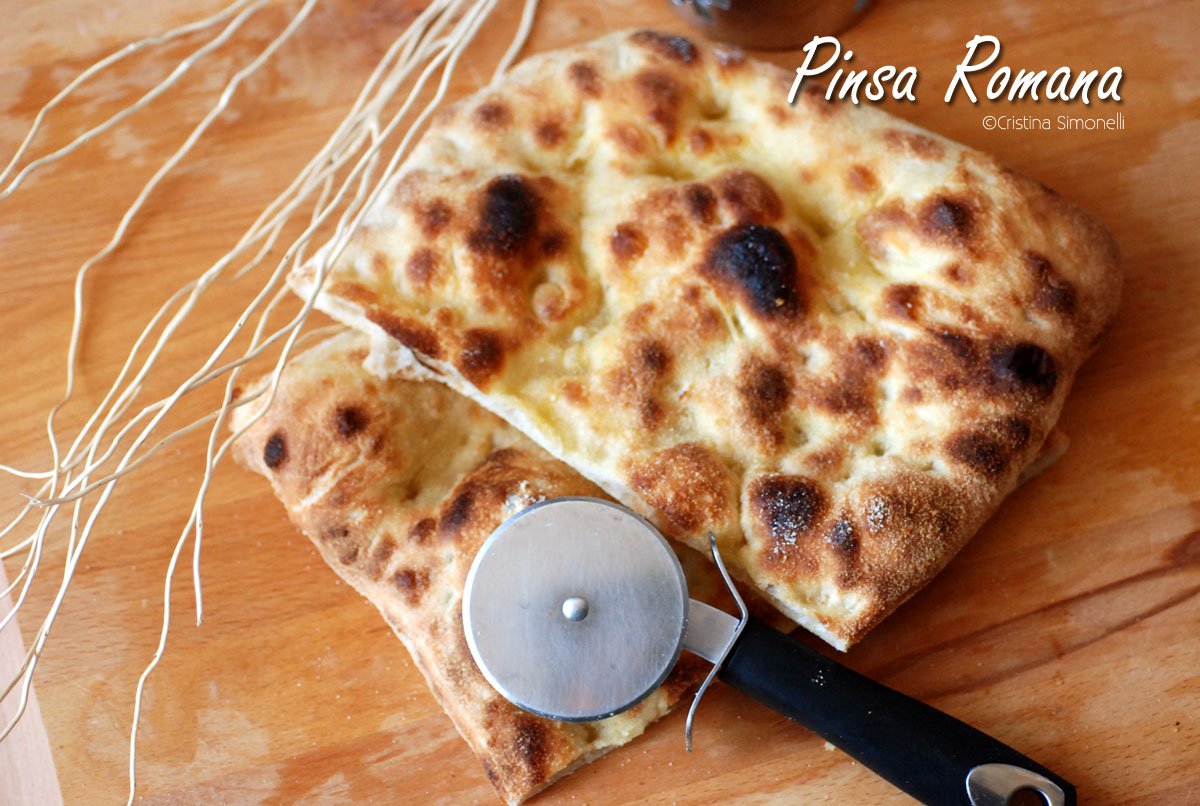 La pinsa bianca romana