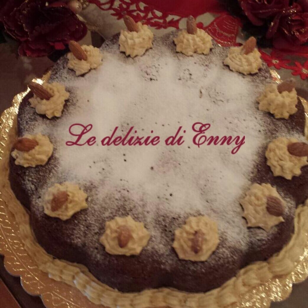La torta caprese con rum