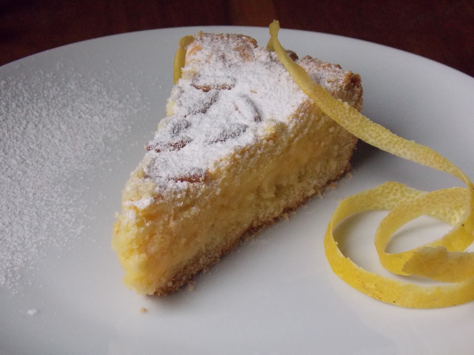 La torta della nonna con pasta drolla