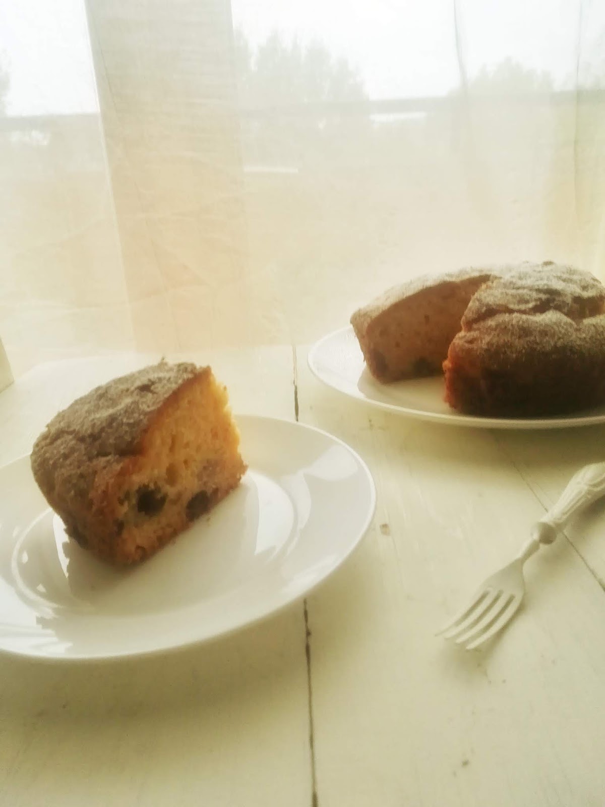 La torta vintage ai mirtilli