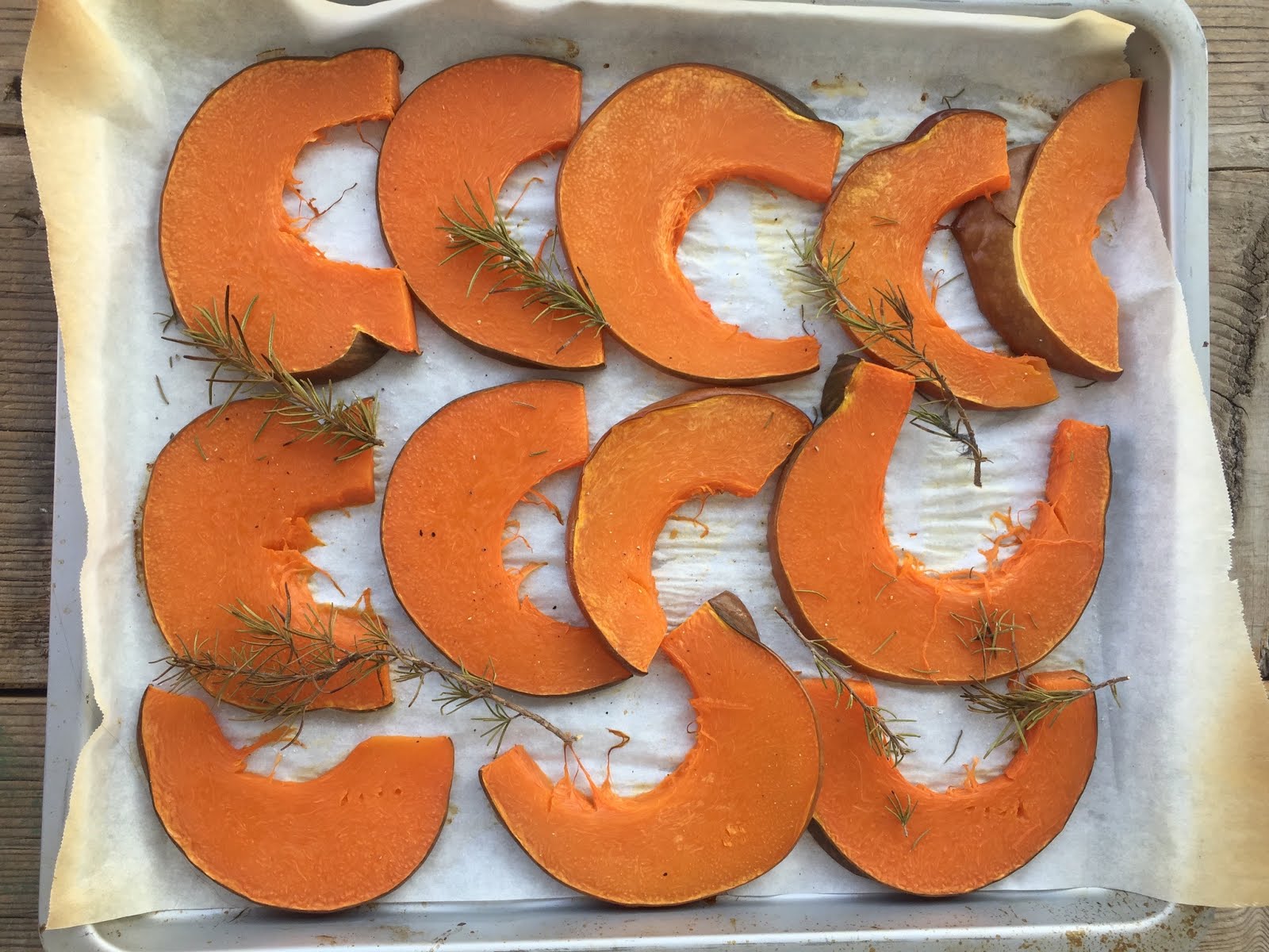 La zucca di cenerentola arrostita in forno
