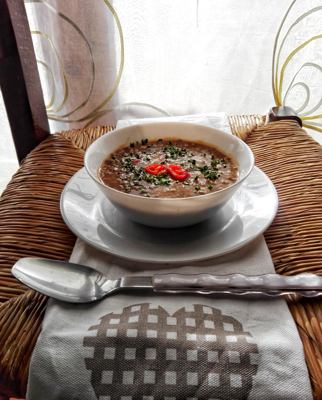 La zuppa di lenticchie delle mauritius|mauritian lentils soup