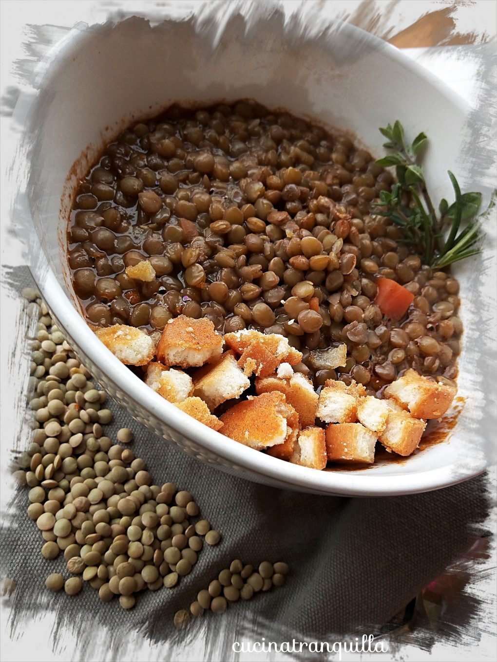 La zuppa di lenticchie