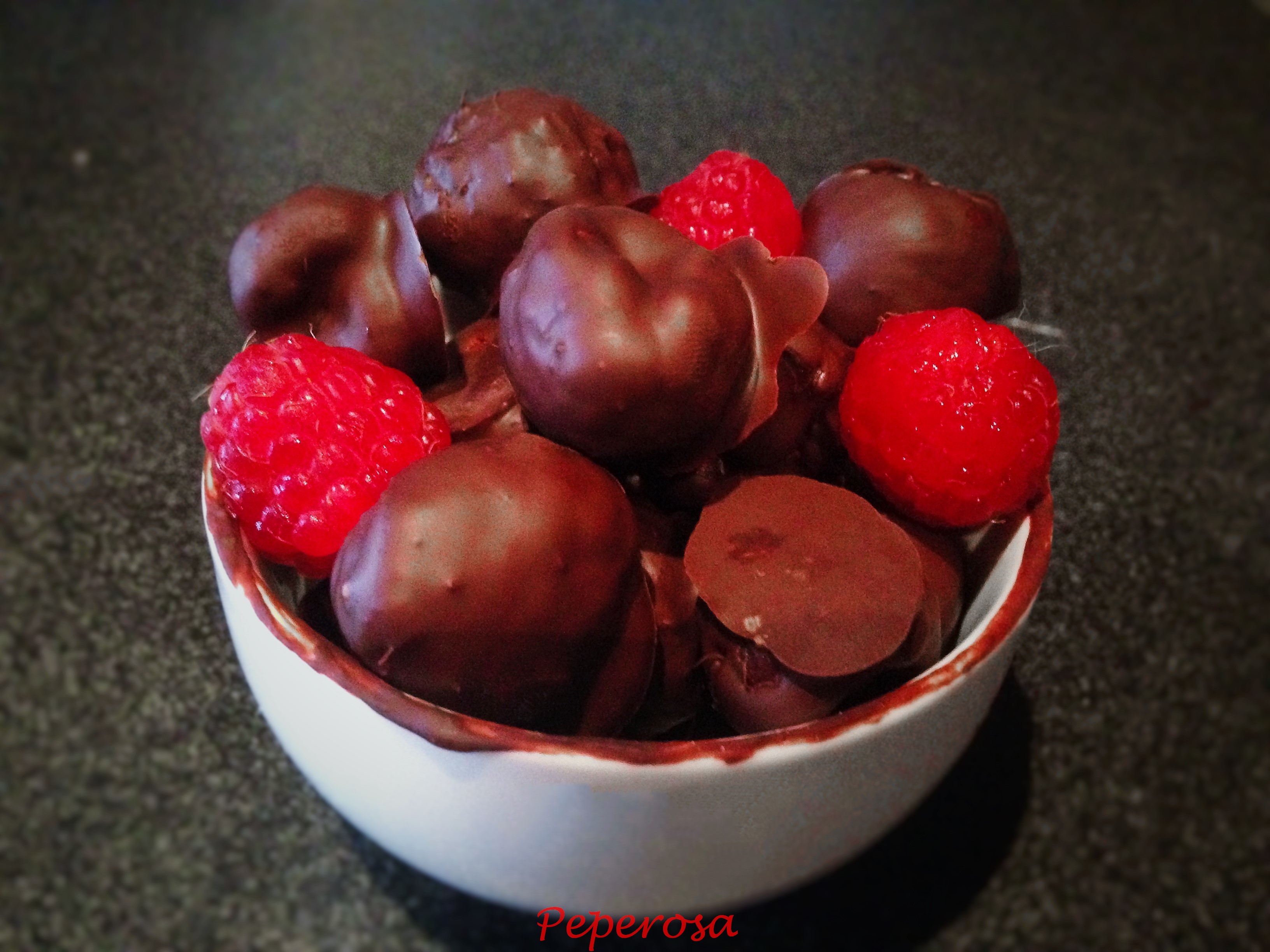 Lamponi al cioccolato