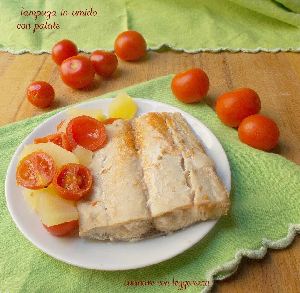 Lampuga in umido con patate