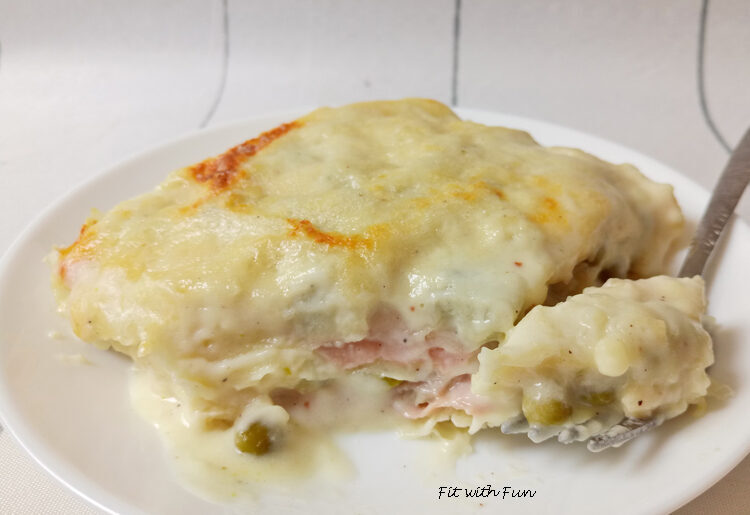 Lasagna al forno con pasta fillo fit light e goduriosa