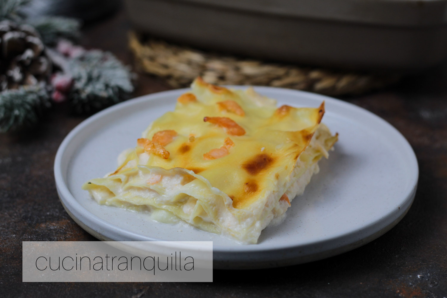 Lasagna con salmone e ricotta