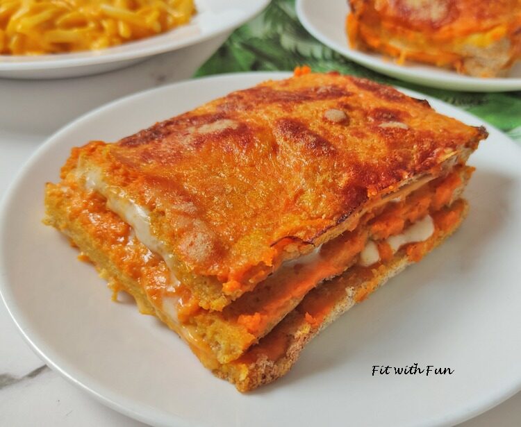 Lasagna di pancarrè con crema di zucca fesa e formaggio