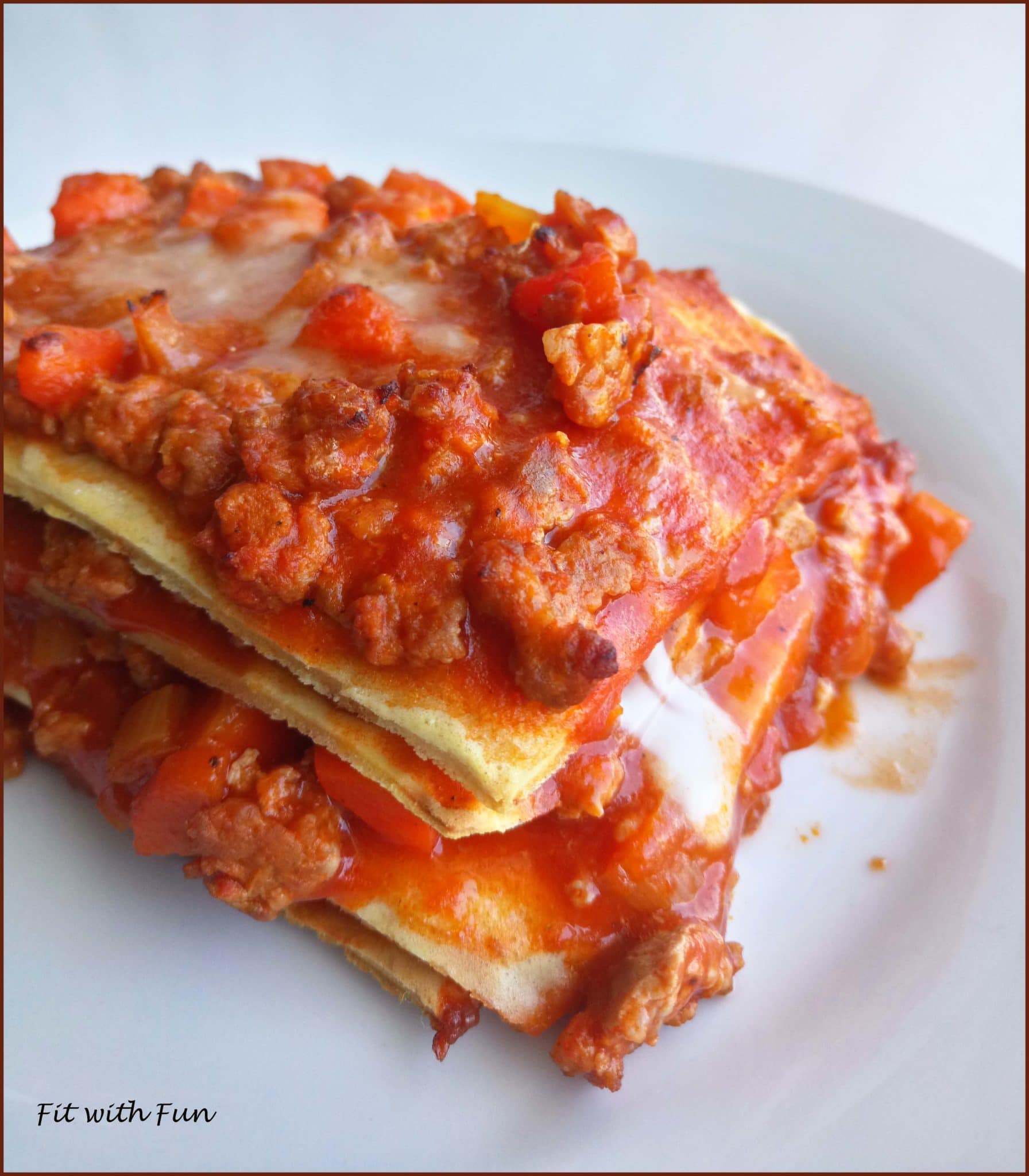 Lasagna fit low carb proteica e gluten free