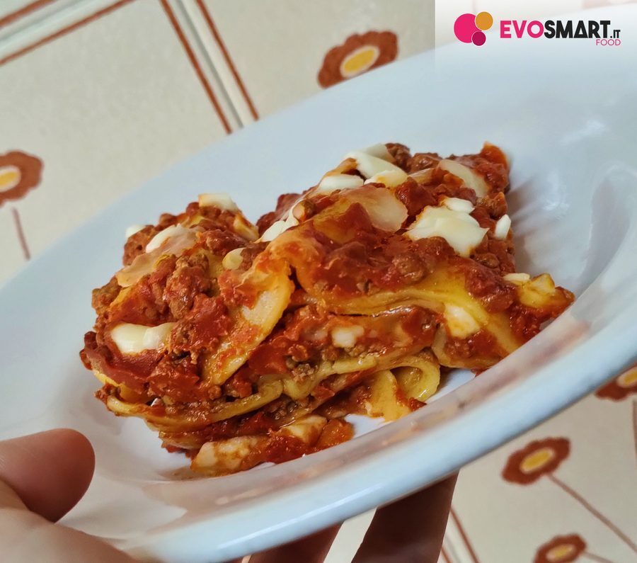 Lasagna senza glutine e senza lattosio con le sfoglie deangelis