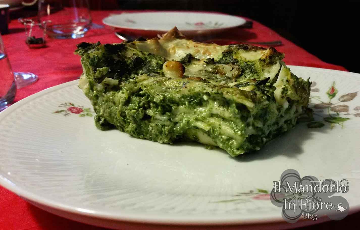 Lasagne ai broccioli e nocciole