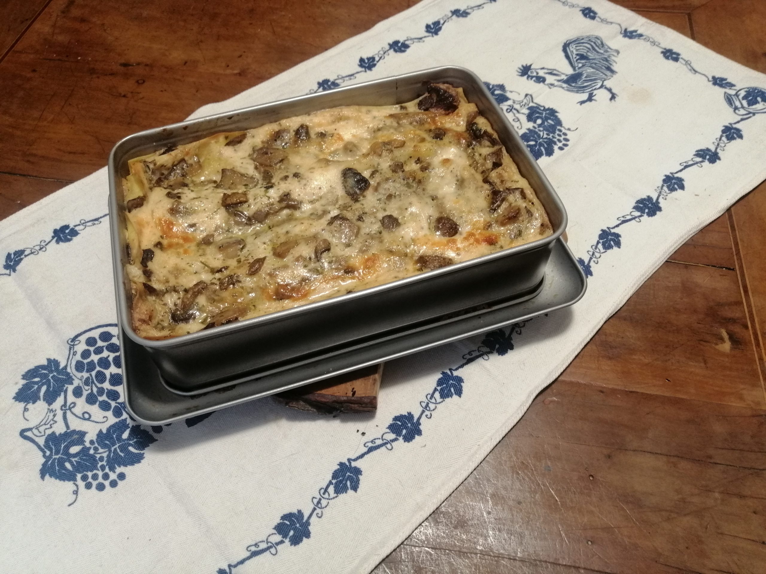 Lasagne ai funghi misti
