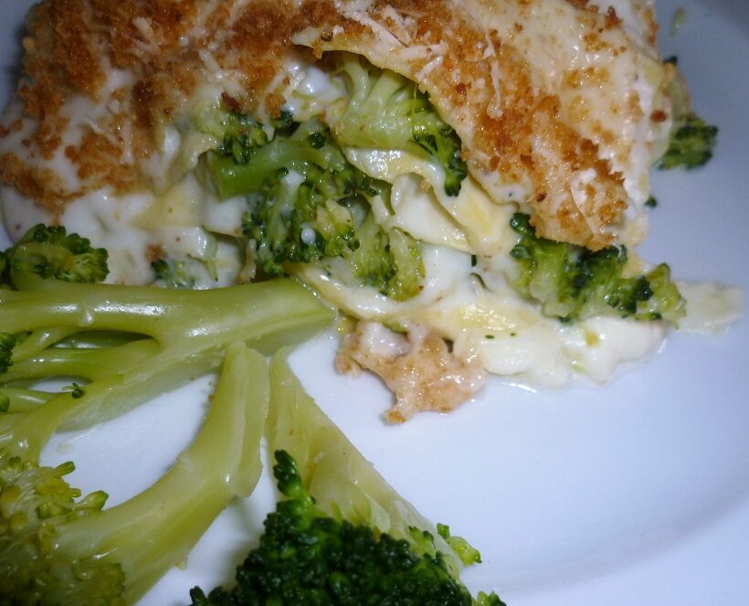Lasagne al forno con i broccoli