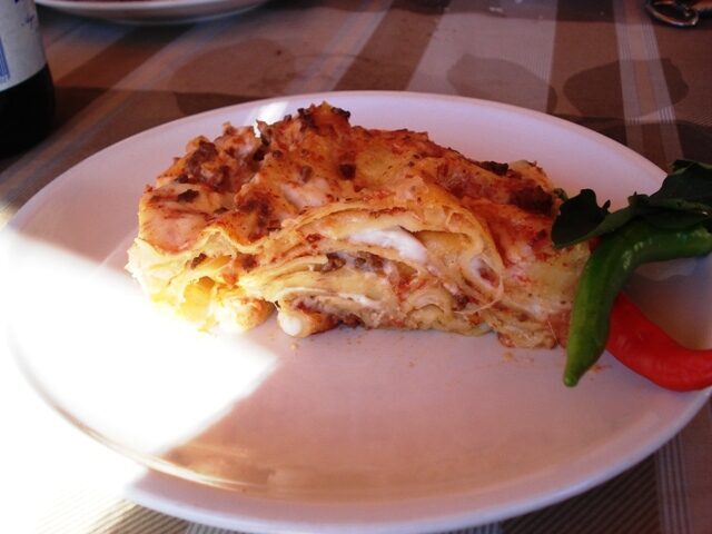 Lasagne al forno (per 8)