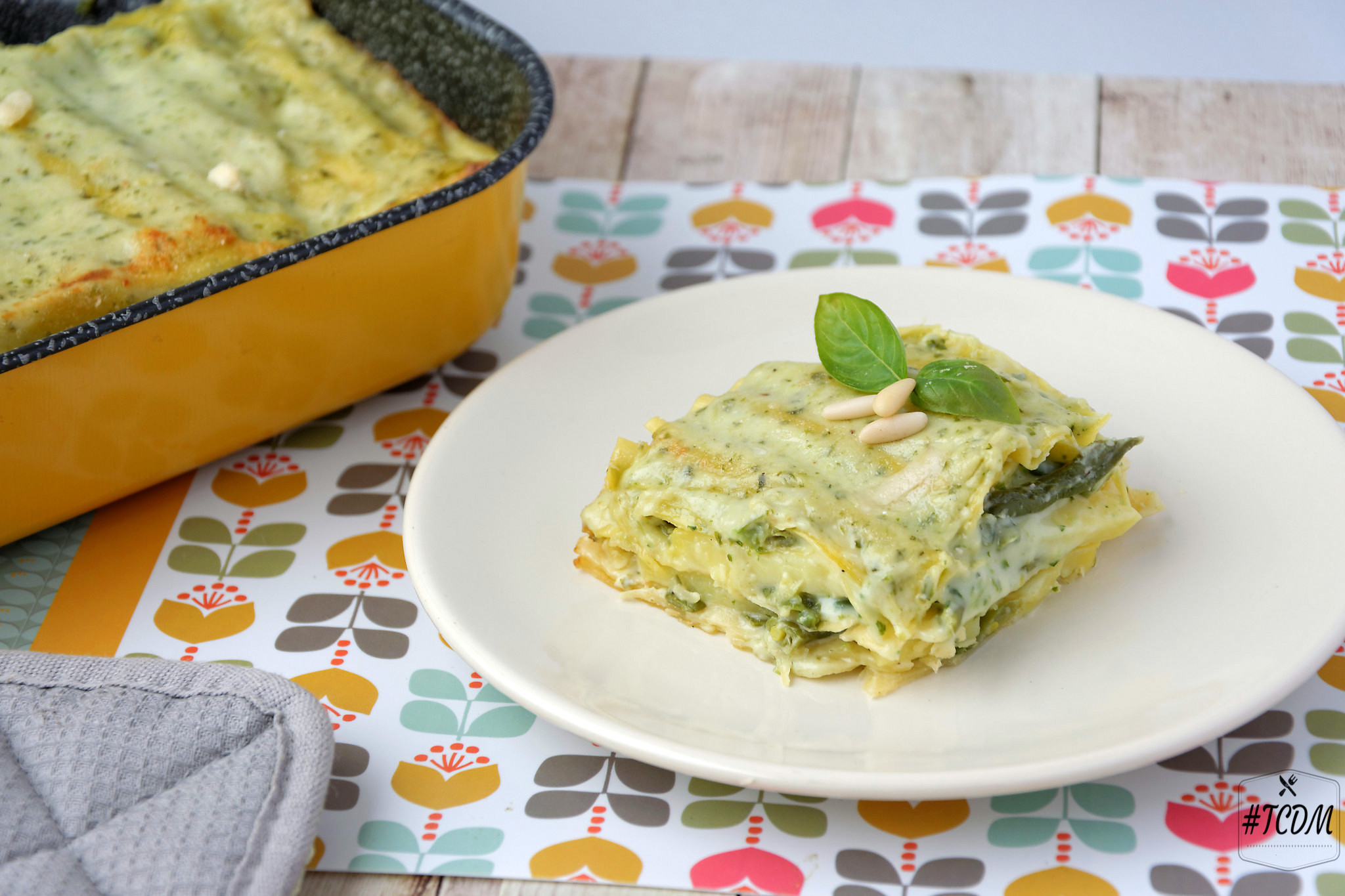 Lasagne al pesto con fagiolini e patate