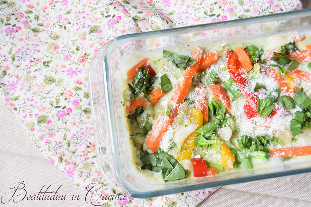 Lasagne al pesto e verdure