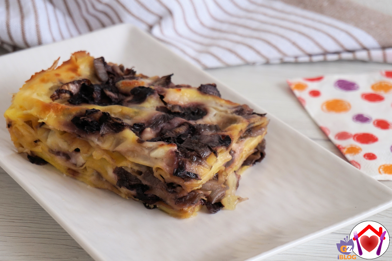 Lasagne al radicchio e barolo