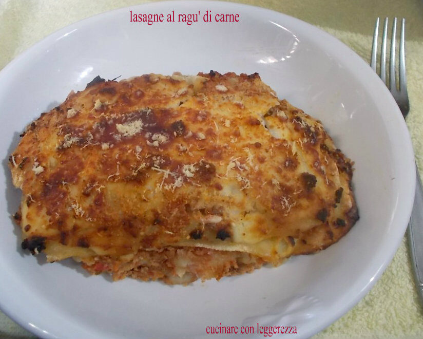Lasagne al ragù di carne