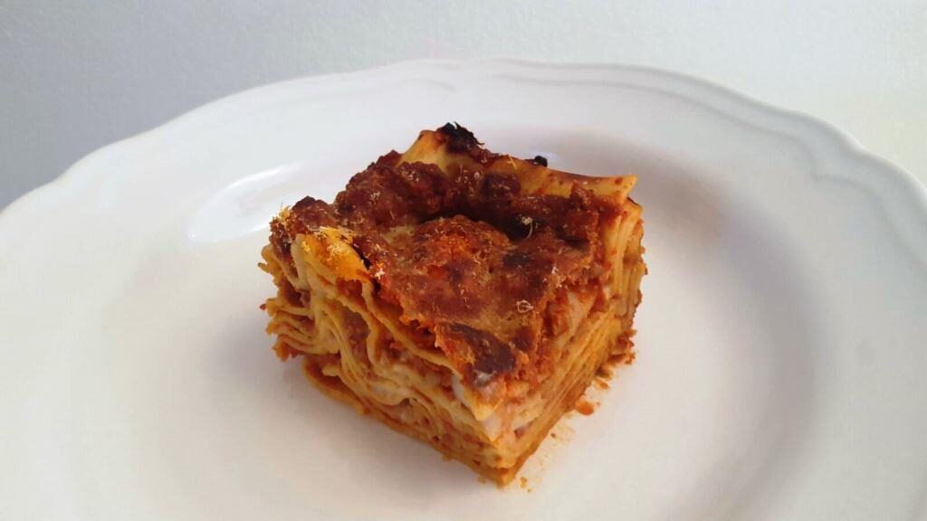Lasagne al ragù di tofu al pomodoro