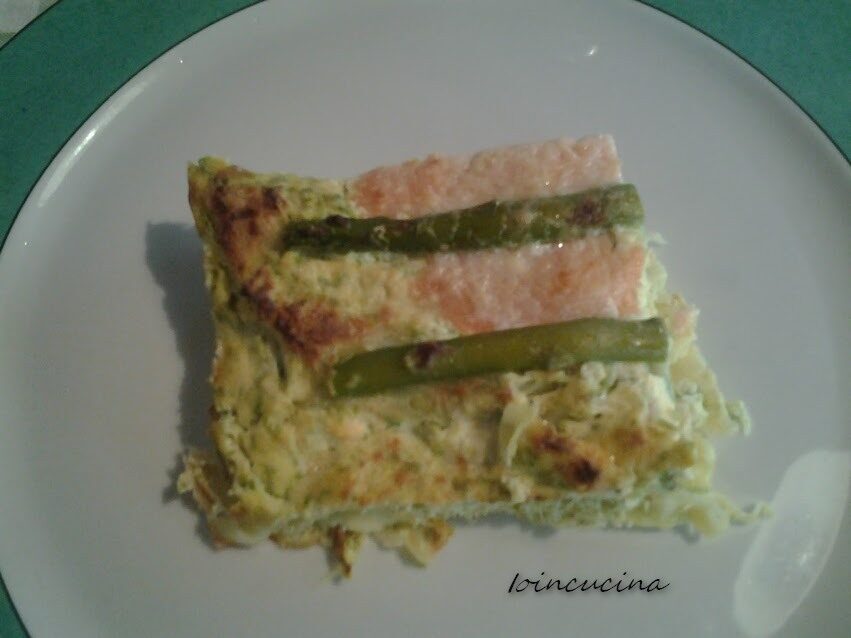 Lasagne al salmone e asparagi