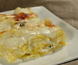 Lasagne alla ricotta e besciamella