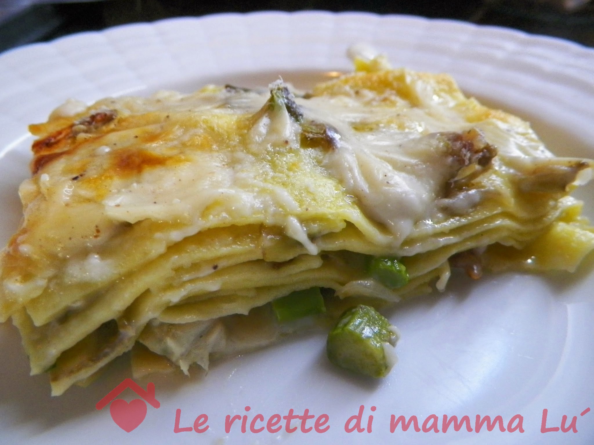Lasagne asparagi e carciofi