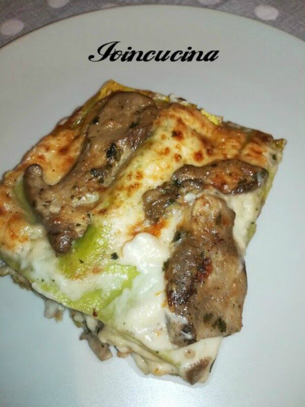 Lasagne autunnali ai funghi porcini