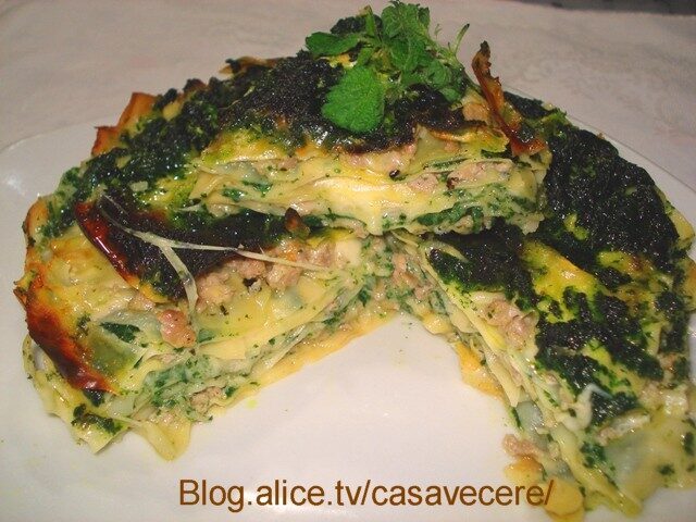 Lasagne bianche all’ortica (per 4)