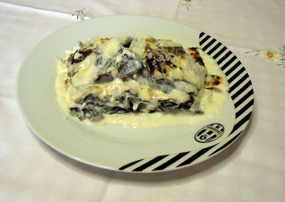 Lasagne bianconere