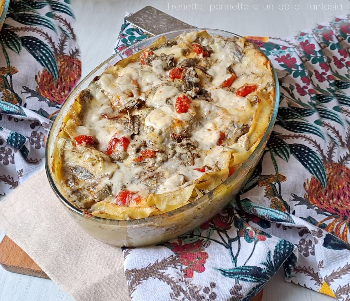 Lasagne carciofi e ricotta