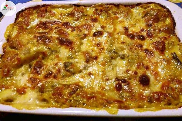 Lasagne con carciofi