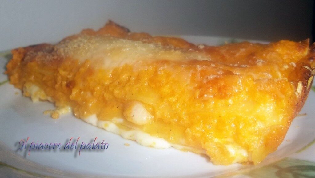 Lasagne con crema di zucca
